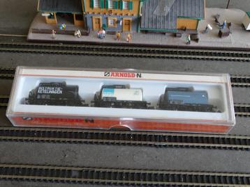 N-Spoor: ARNOLD, 4350-000, wagonset, 3 NS ketelwagons, OVP beschikbaar voor biedingen