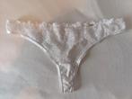 Dames string met kant wit maat M, Ophalen of Verzenden, Wit, String