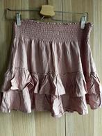 H&M pink ruffled skirt ruches rok mini rok gelaagde maat 38, Ophalen of Verzenden
