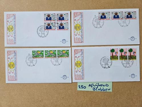 FDC E250 1987 - AFWIJKEND BLOKKEN - EERSTE DAG ENVELOP, Postzegels en Munten, Postzegels | Eerstedagenveloppen, Onbeschreven, Nederland