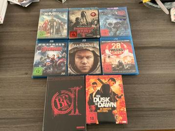 Blu-ray pakket (niet NL) Duits - oa X-Men, Dusk, Avengers ea beschikbaar voor biedingen