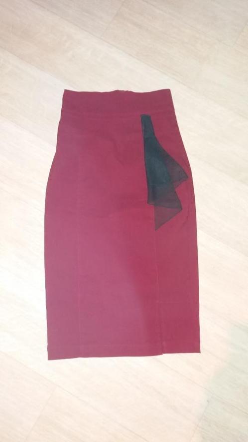 pinup rok, Kleding | Dames, Rokken, Zo goed als nieuw, Maat 34 (XS) of kleiner, Zwart, Boven de knie, Ophalen of Verzenden