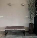 Stijlvol bankje met zwart onderstel, Huis en Inrichting, Ophalen, Minder dan 50 cm, 100 tot 125 cm, Zo goed als nieuw
