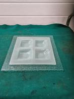 schaal met vakjes serveerschaal 2 delig, Huis en Inrichting, Ophalen of Verzenden, 'T Olde Gre-j, Info@toldegrej.nl, Endepoelstraat 20f Didam