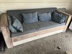steigerhouten  tuinset, Tuin en Terras, Ophalen, 5 zitplaatsen, Gebruikt, Steigerhout