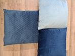 3 verschillende blauwe kussens van Leenbakker, Huis en Inrichting, Woonaccessoires | Kussens, Ophalen of Verzenden, Zo goed als nieuw