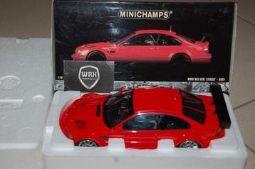 BMW M3 E46 GTR STREET red Minichamps diecast WRH beschikbaar voor biedingen