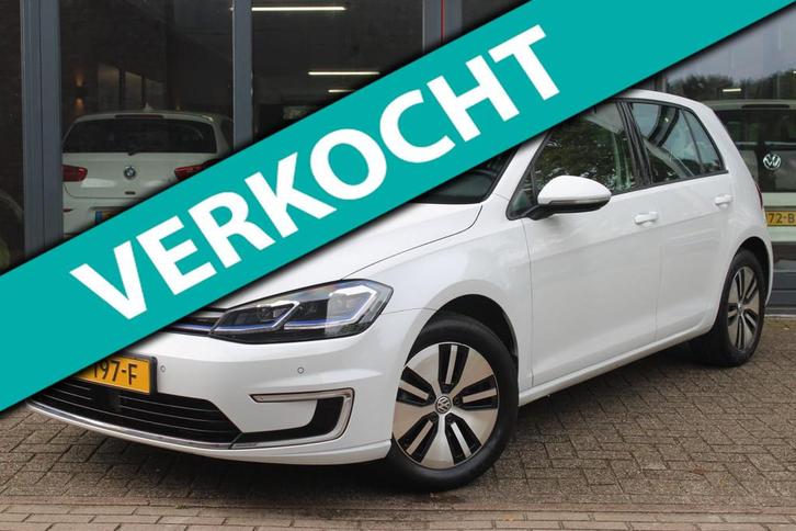 Volkswagen E-Golf | Adaptive Cruise | Carplay | Acc | Rondom, Auto's, Volkswagen, Bedrijf, Te koop, Golf, ABS, Adaptive Cruise Control