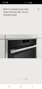 Neff  combi Stoomoven - Perfect voor gezonde gerechten!, 45 tot 60 cm, Oven, Nieuw, Ophalen of Verzenden