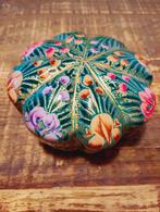 Handgeschilderde papier mache snuisterijen doosje India, Ophalen of Verzenden