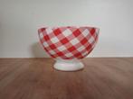 Rood Wit Geblokte Kom, Ophalen of Verzenden