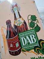 Emaille bord DAB, Ophalen of Verzenden, Zo goed als nieuw, Reclamebord, Plaat of Schild, Overige merken