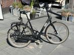 Gazelle Esprit 7speed 58cm zwart heren schoolfiets, Ophalen, Gebruikt, Versnellingen, 57 tot 61 cm