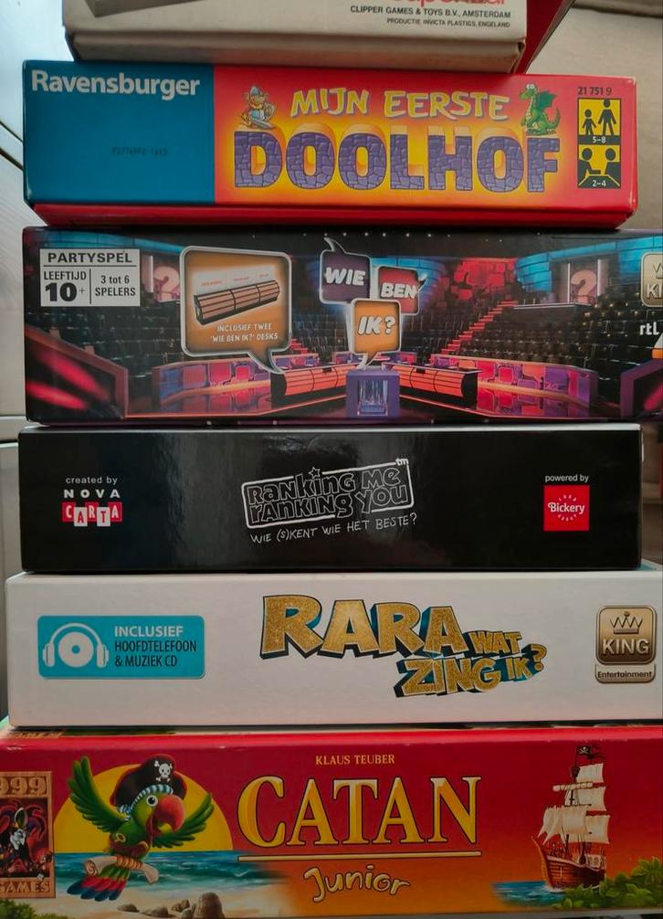 Groot Spellenpakket - 31 Spellen!, Hobby en Vrije tijd, Gezelschapsspellen | Bordspellen, Zo goed als nieuw, Een of twee spelers