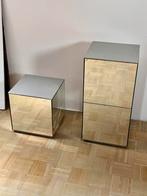 Spiegel kubus 2 x ( 1 koop ), Huis en Inrichting, Ophalen, Gebruikt, Overige vormen, Minder dan 100 cm