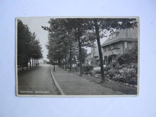 Ansichtkaarten Nederland, TC 6-31 Zevenbergen, Stationslaan, Verzamelen, Ansichtkaarten | Nederland, Gelopen, Noord-Brabant, 1940 tot 1960