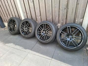 Audi RS4 velgen 18 inch 5x100 met Tyfoon Successor banden beschikbaar voor biedingen