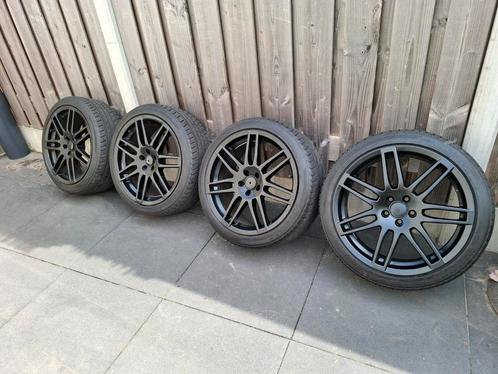 Audi RS4 velgen 18 inch 5x100 met Tyfoon Successor banden, Auto-onderdelen, Banden en Velgen, Banden en Velgen, Zomerbanden, 18 inch