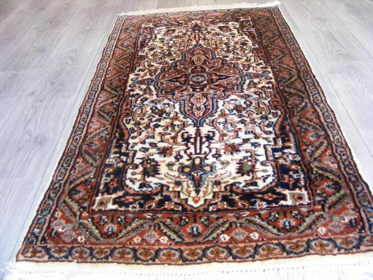 Handgeknoopt Perzisch Tapijt  Tabriz- iran Maat:0.91X1.38., Huis en Inrichting, Stoffering | Tapijten en Kleden, Zo goed als nieuw