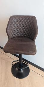 Barkruk bruin / nieuw in doos / hoogte verstelbaar / gasveer, Nieuw, Ophalen of Verzenden, In hoogte verstelbaar, 90 cm of meer