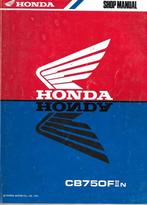 Honda CB750 F II shop manual werkplaatsboek, Ophalen of Verzenden, Honda