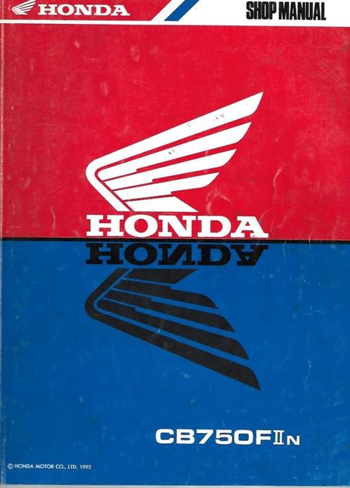 Honda CB750 F II shop manual werkplaatsboek, Motoren, Handleidingen en Instructieboekjes, Honda, Ophalen of Verzenden