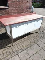 Werktafel 210x70x90 met 3 laden 50x50x50 Trespa, Ophalen, Gebruikt, 25 tot 50 cm, Minder dan 100 cm