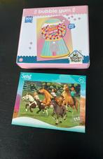 Twee puzzels 6+; paarden / kauwgomballen, Kinderen en Baby's, Speelgoed | Kinderpuzzels, 6 jaar of ouder, Meer dan 50 stukjes