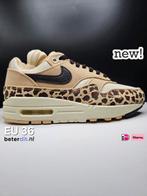 Nike Air Max 1 'Sesame Leopard' Maat: 36, Kleding | Dames, Schoenen, Beige, Nieuw, Ophalen of Verzenden, Sneakers of Gympen