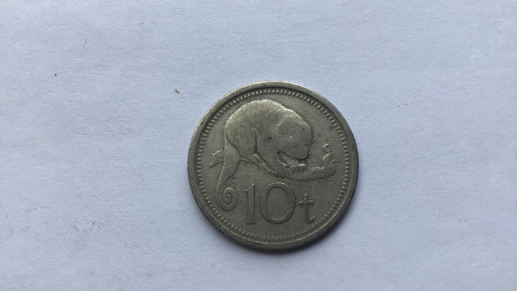 Papua Nieuw Guinea 10 toea 1976., Ophalen of Verzenden