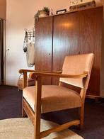 fauteuil rookstoel vintage, Huis en Inrichting, Fauteuils, Ophalen, Hout, Gebruikt, Vintage