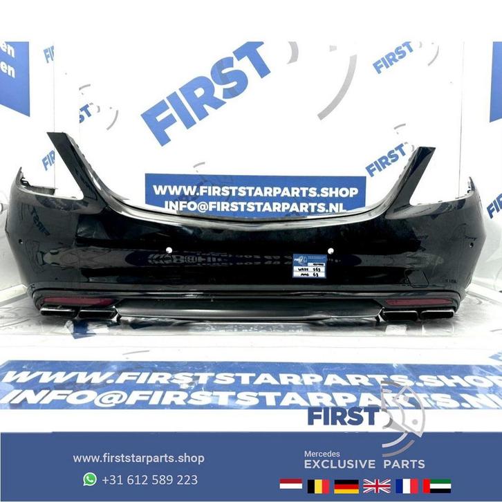 W222 S63 AMG ACHTERBUMPER S KLASSE COMPLETE BUMPER S63 S65 A, Auto-onderdelen, Carrosserie en Plaatwerk, Bumper, Mercedes-Benz