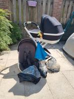 Quinny 3 in 1 kinderwagen met veel accessoires, Kinderen en Baby's, Kinderwagens en Combinaties, Gebruikt, Combiwagen, Verstelbare duwstang