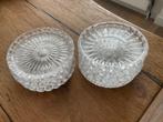 Glazen kristallen onderzetter, Ophalen, Gebruikt, Glas of Kopje
