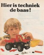 Retro reclame 1981 Lego speelgoed Technic bouwwerfwagen, Verzenden, Overige typen