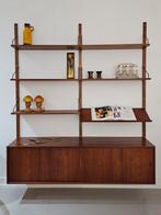 Vintage wallunit wandsysteem wandkast dressoir, Ophalen, Zo goed als nieuw, 25 tot 50 cm, Minder dan 100 cm