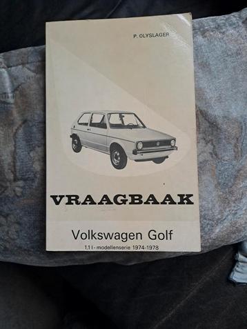 Vraagbaak Volkswagen Golf 1 (1974-1978) beschikbaar voor biedingen