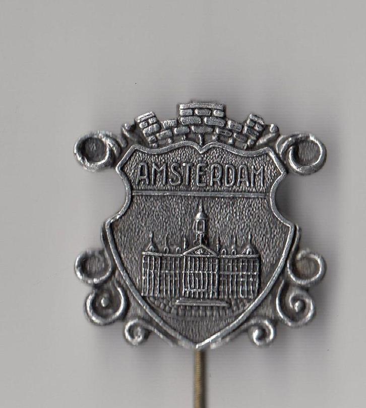 Amsterdam Paleis op de Dam speldje, Verzamelen, Speldjes, Pins en Buttons, Gebruikt, Speldje of Pin, Overige onderwerpen, Ophalen of Verzenden