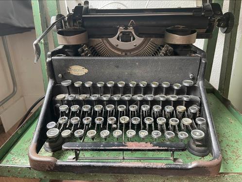 Retro Bar-Lock schrijfmachine/ typemachine QWERTY, Diversen, Typemachines, Gebruikt, Ophalen