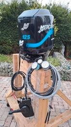 125 pk Mercury,RVS prop,tellers, afstandsbediening compleet, Ophalen, Gebruikt, Met afstandsbediening, Benzine