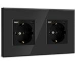 Nieuwe Wifi stopcontact, 16 A Smart Alexa glazen stopcontact, Hobby en Vrije tijd, Elektronica-componenten, Ophalen of Verzenden