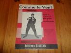 Comme le vent - puisqu'il faut nous quitter - jacky delmone, Gebruikt, Zang, Ophalen of Verzenden, Artiest of Componist