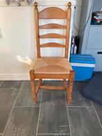 Grenen Eetkamerstoelen met Rietzitting en grenen tafel, Ophalen