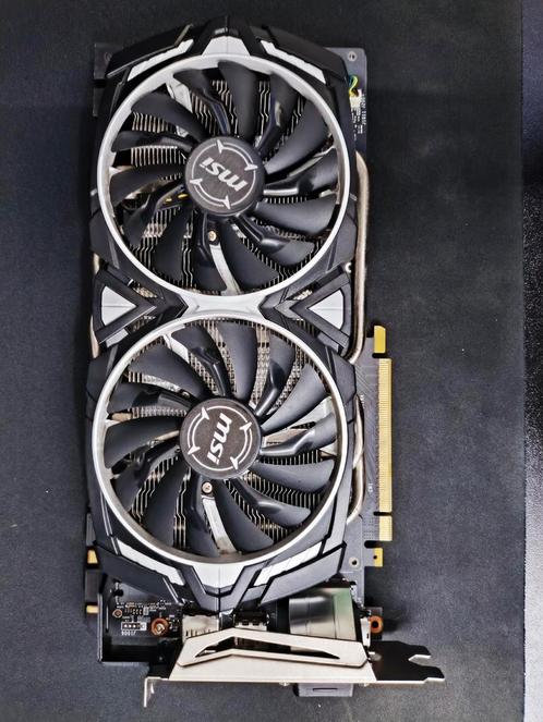 Msi GTX 1070 Ti Armor 8G, Computers en Software, Videokaarten, Zo goed als nieuw, Nvidia, PCI-Express 3.0, GDDR5, HDMI, DisplayPort