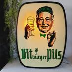 Zeldzame Bitburger, Bier Reclame, Lichtreclame, Ophalen of Verzenden, Gebruikt, Reclamebord