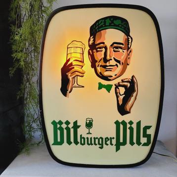 Zeldzame Bitburger, Bier Reclame, Lichtreclame beschikbaar voor biedingen