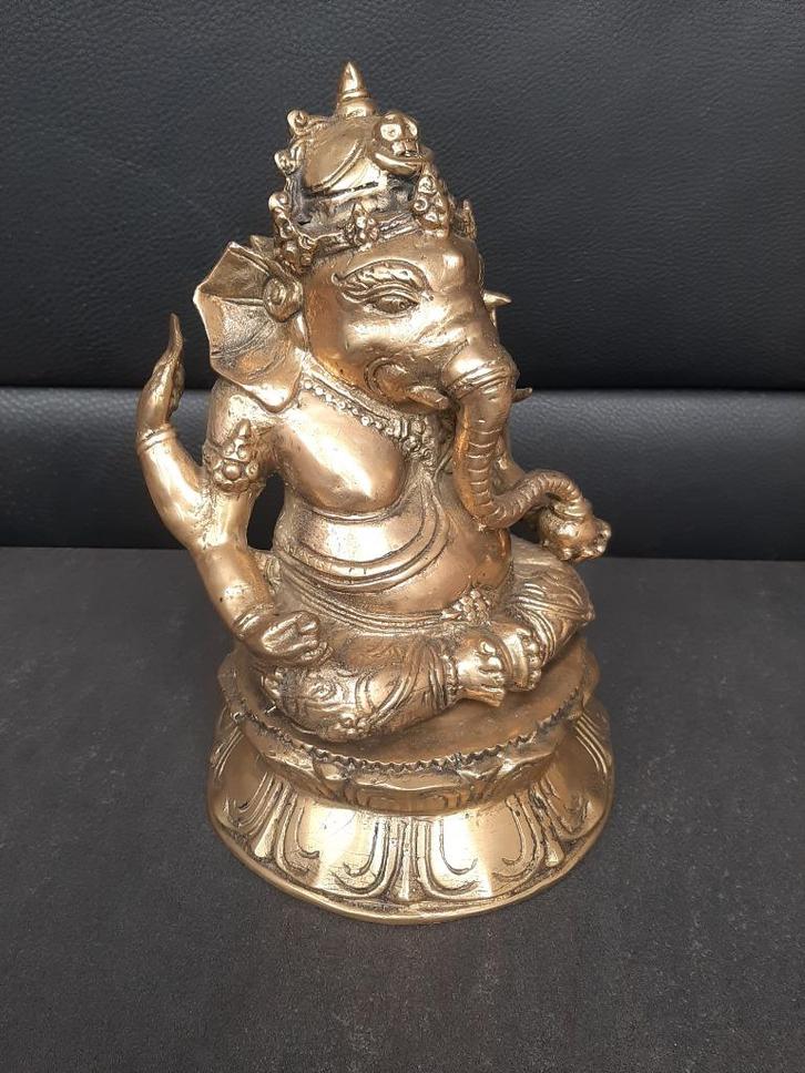 Ganesh/barong/verguld brons/Azië/pure Indonesische stijl, Antiek en Kunst, Kunst | Niet-Westerse kunst, Ophalen of Verzenden