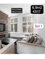 Lamel jaloezieën shutters | hout | per set te koop, Ophalen, Minder dan 50 cm, Gebruikt, 200 cm of meer