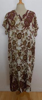Ethnic/batik/Ibiza/hippie maxi print jurk! L/XL, Kleding | Dames, Jurken, Bruin, Maat 42/44 (L), Ophalen of Verzenden, Zo goed als nieuw