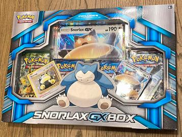 Pokémon Snorlax GX box, nieuw en sealed beschikbaar voor biedingen